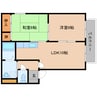近鉄大阪線（近畿）/大福駅 徒歩10分 1階 築24年 2LDKの間取り