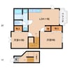 近鉄大阪線（近畿）/桜井駅 徒歩12分 2階 築23年 2LDKの間取り