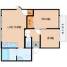 近鉄大阪線（近畿）/桜井駅 徒歩12分 1階 築33年 2LDKの間取り