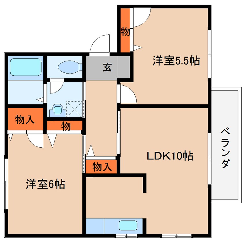 間取図 近鉄大阪線（近畿）/桜井駅 徒歩16分 1階 築21年