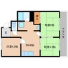 近鉄大阪線（近畿）/桜井駅 徒歩10分 2階 築38年 3DKの間取り