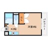 近鉄大阪線（近畿）/大福駅 徒歩13分 2階 築29年 1Kの間取り