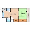 桜井線<万葉まほろば線>/巻向駅 徒歩10分 2階 築33年 1LDKの間取り