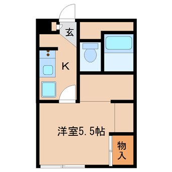 間取図 近鉄大阪線（近畿）/桜井駅 徒歩19分 1階 築17年