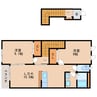 近鉄大阪線（近畿）/榛原駅 徒歩18分 2階 築15年 2LDKの間取り