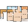 近鉄大阪線（近畿）/桜井駅 徒歩13分 2階 築5年 2LDKの間取り