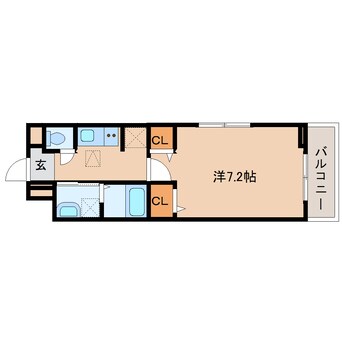 間取図 近鉄大阪線（近畿）/桜井駅 徒歩13分 1階 1年未満