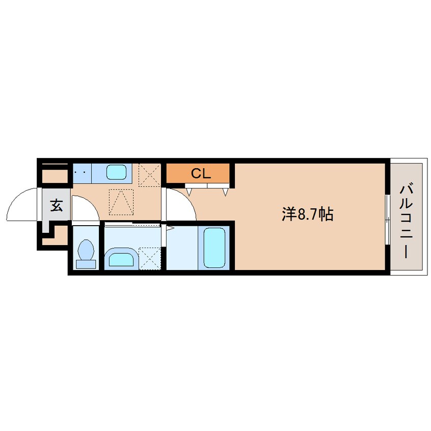 間取図 近鉄大阪線（近畿）/桜井駅 徒歩13分 1階 1年未満