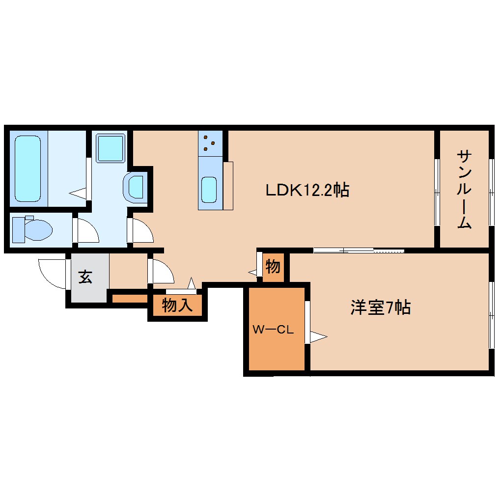 間取り図 桜井線<万葉まほろば線>/三輪駅 徒歩10分 1階 建築中