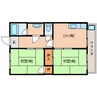 近鉄天理線/前栽駅 徒歩6分 2階 築46年 2DKの間取り