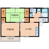 近鉄天理線/天理駅 徒歩15分 2階 築27年 2DKの間取り