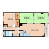 近鉄天理線/天理駅 徒歩10分 2階 築32年 3LDKの間取り