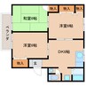 近鉄天理線/前栽駅 徒歩2分 1階 築30年 3DKの間取り