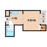 近鉄天理線/天理駅 徒歩5分 2階 築34年 1Kの間取り