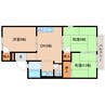 近鉄天理線/前栽駅 徒歩5分 2階 築39年 3DKの間取り