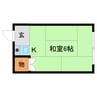近鉄天理線/天理駅 徒歩28分 2階 築34年 1Rの間取り
