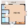 近鉄天理線/天理駅 徒歩9分 2階 築33年 1Rの間取り