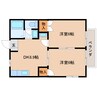 近鉄天理線/前栽駅 徒歩11分 2階 築29年 2DKの間取り