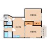 近鉄天理線/天理駅 徒歩20分 1階 築22年 2DKの間取り