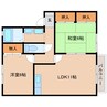 桜井線<万葉まほろば線>/長柄駅 徒歩18分 2階 築24年 2LDKの間取り