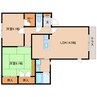 桜井線<万葉まほろば線>/櫟本駅 徒歩5分 1階 築20年 2LDKの間取り