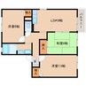 桜井線<万葉まほろば線>/長柄駅 徒歩17分 2階 築26年 3LDKの間取り