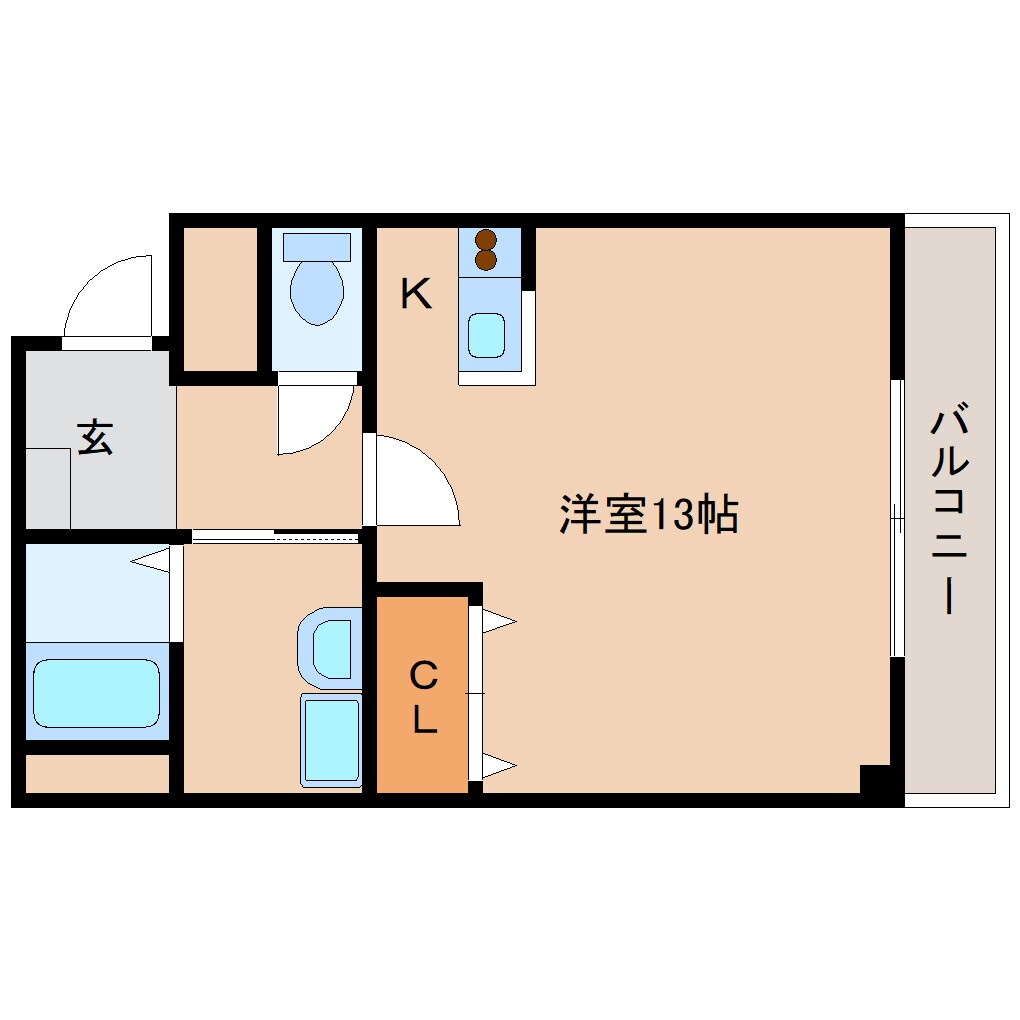 間取り図 近鉄天理線/天理駅 徒歩23分 2階 築19年