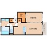 桜井線<万葉まほろば線>/長柄駅 徒歩15分 2階 築17年 1LDKの間取り