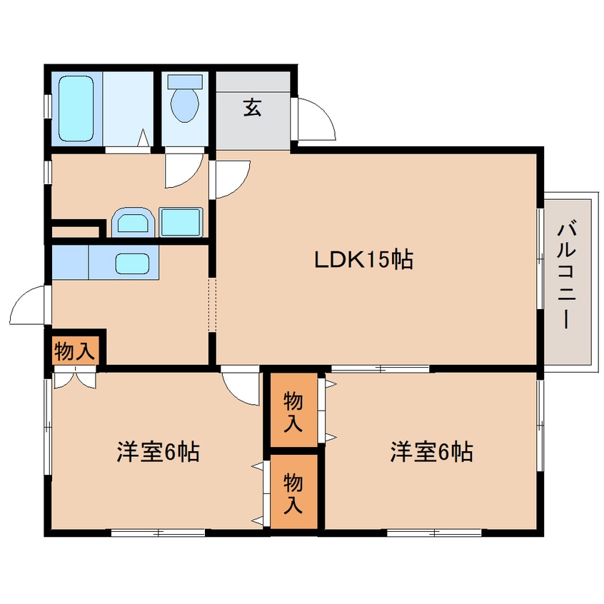間取図 近鉄橿原線/結崎駅 徒歩5分 1階 築21年