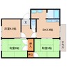 近鉄橿原線/結崎駅 徒歩7分 1階 築26年 3DKの間取り