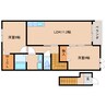 近鉄天理線/二階堂駅 徒歩7分 2階 築15年 2LDKの間取り