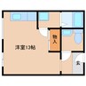 近鉄天理線/天理駅 徒歩16分 1階 築35年 1Rの間取り