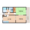 近鉄天理線/天理駅 徒歩10分 2階 築28年 2DKの間取り