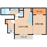 近鉄天理線/前栽駅 徒歩13分 1階 築13年 1LDKの間取り