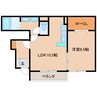 近鉄天理線/前栽駅 徒歩13分 1階 築13年 1LDKの間取り