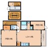 近鉄天理線/天理駅 徒歩10分 3階 築11年 2LDKの間取り