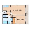 近鉄天理線/天理駅 徒歩5分 2階 築9年 1LDKの間取り
