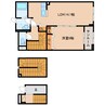近鉄天理線/天理駅 徒歩16分 3階 築浅 1LDKの間取り