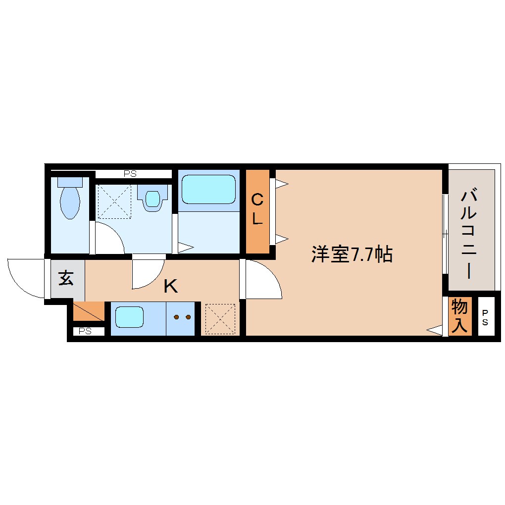 間取り図 近鉄天理線/天理駅 徒歩9分 1階 1年未満