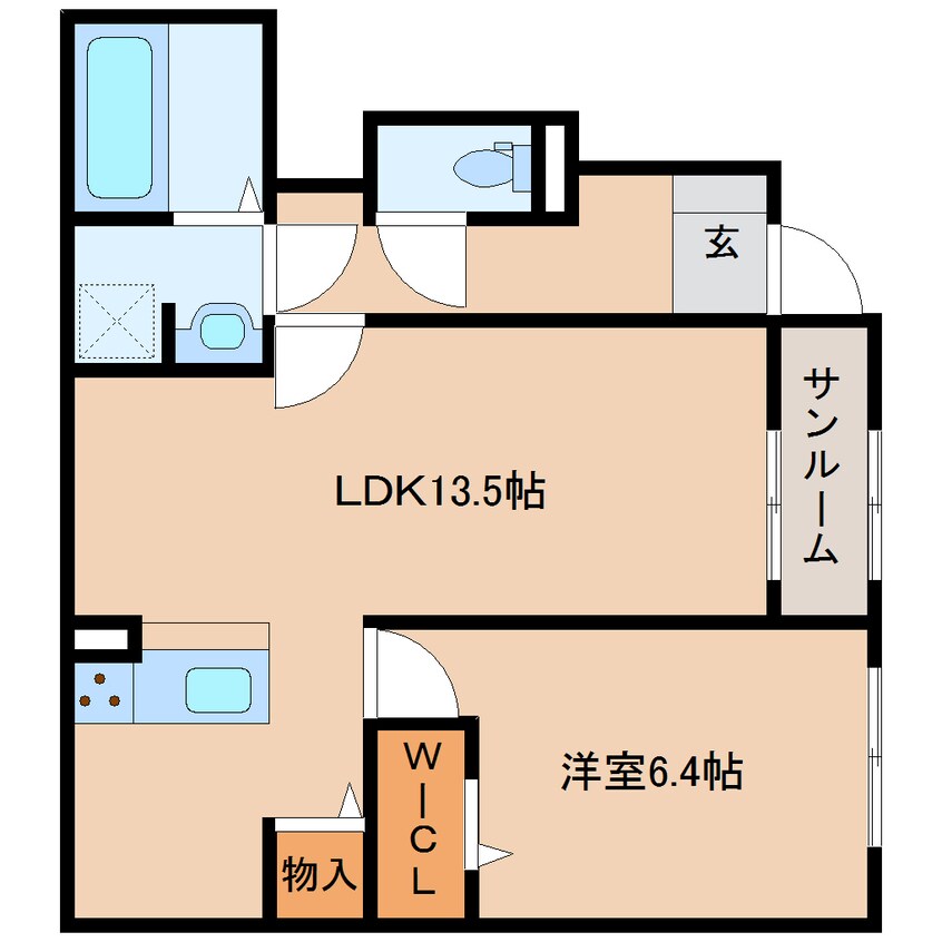 間取図 近鉄天理線/天理駅 徒歩14分 1階 建築中