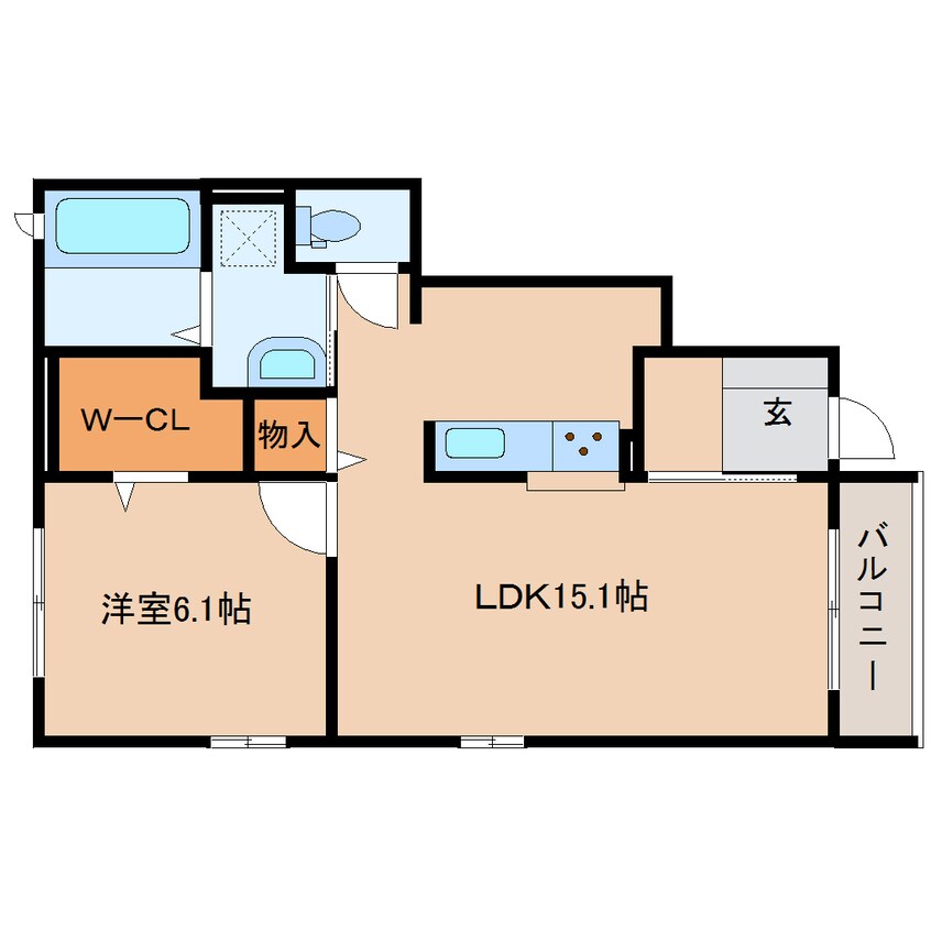 間取図 近鉄田原本線/但馬駅 徒歩16分 1階 建築中