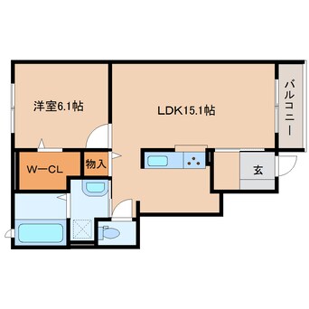 間取図 近鉄田原本線/但馬駅 徒歩16分 1階 建築中