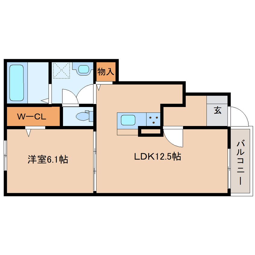 間取図 近鉄天理線/前栽駅 徒歩9分 1階 建築中