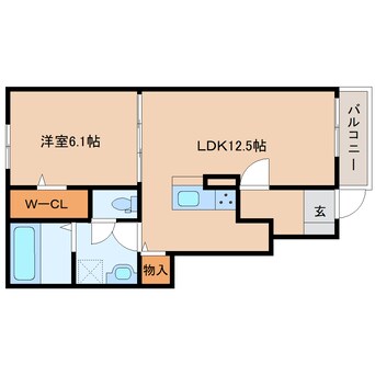 間取図 近鉄天理線/前栽駅 徒歩9分 1階 建築中