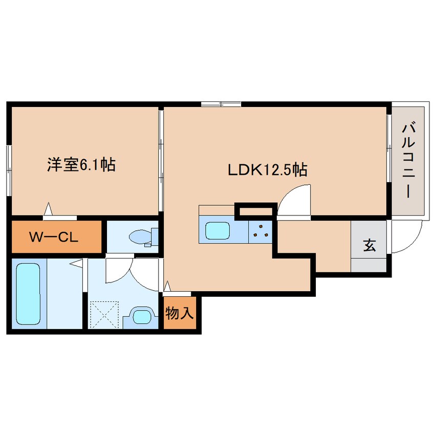 間取図 近鉄天理線/前栽駅 徒歩9分 1階 建築中