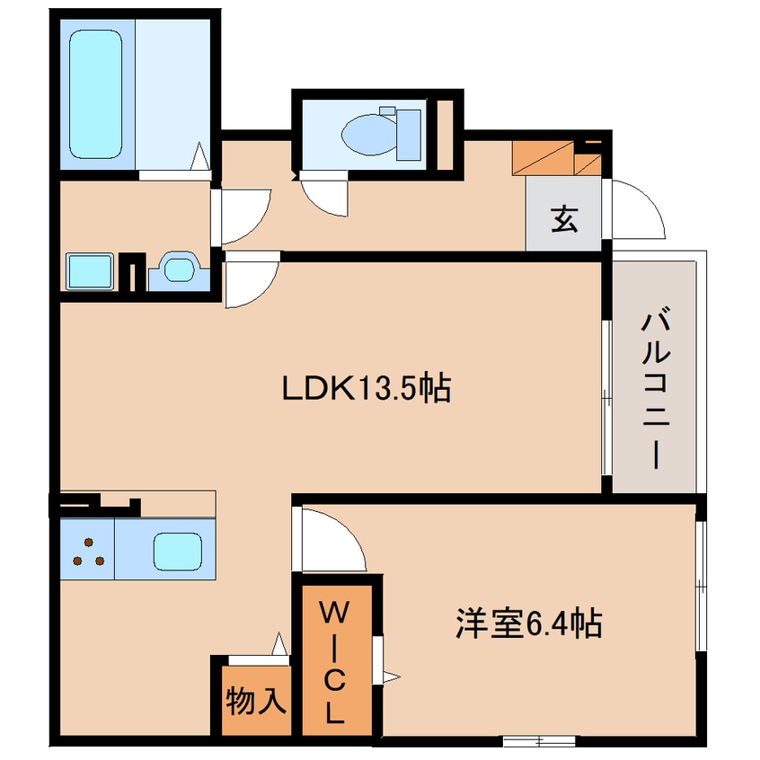 間取図 近鉄天理線/前栽駅 徒歩14分 1階 建築中