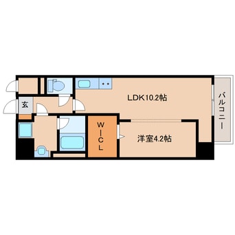 間取図 近鉄天理線/天理駅 徒歩11分 5階 建築中