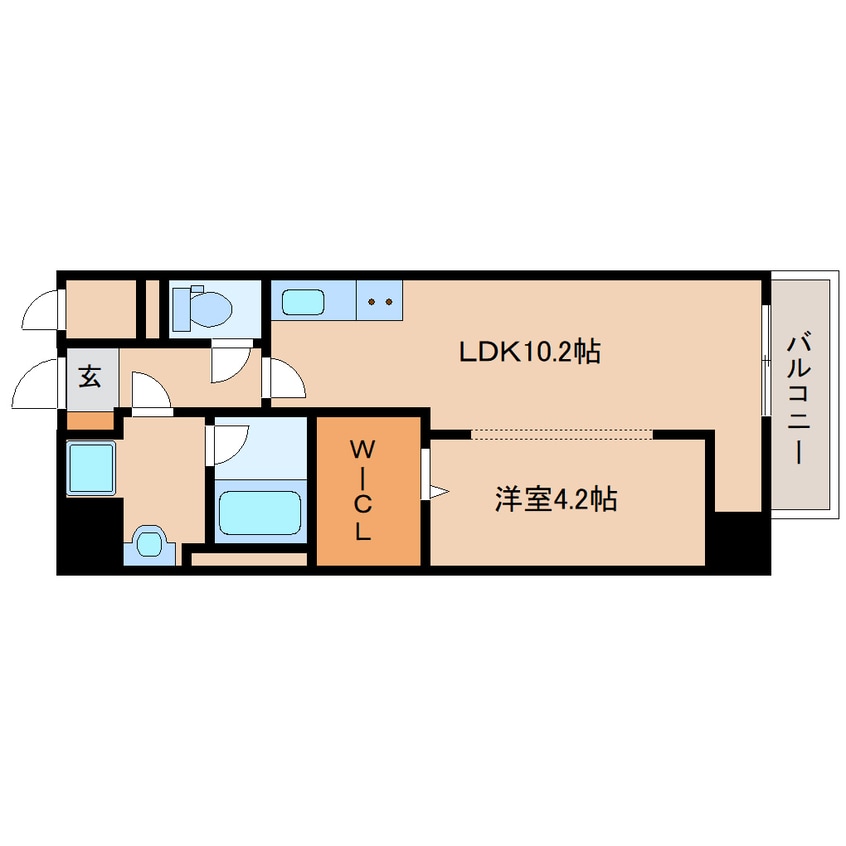 間取図 近鉄天理線/天理駅 徒歩11分 7階 建築中