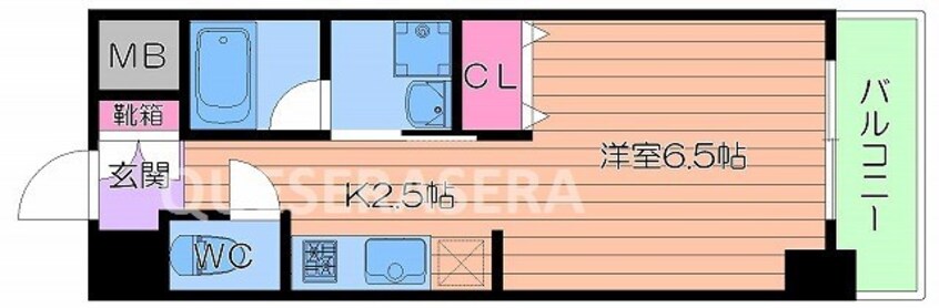 間取図 エスライズ桜ノ宮Ⅱ