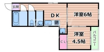 間取図 チェリー北ハイツ